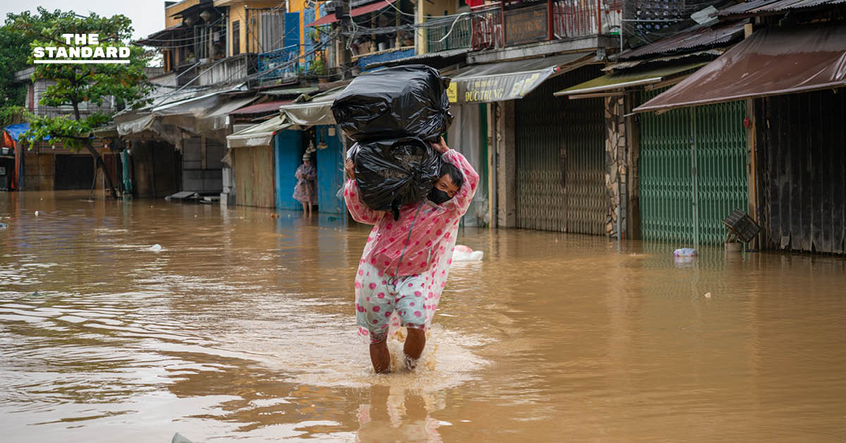 เวียดนามน้ำท่วมหนัก บ้านกว่า 52,000 หลังจมอยู่ใต้น้ำ เสียชีวิตแล้วอย่างน้อย 41 คน