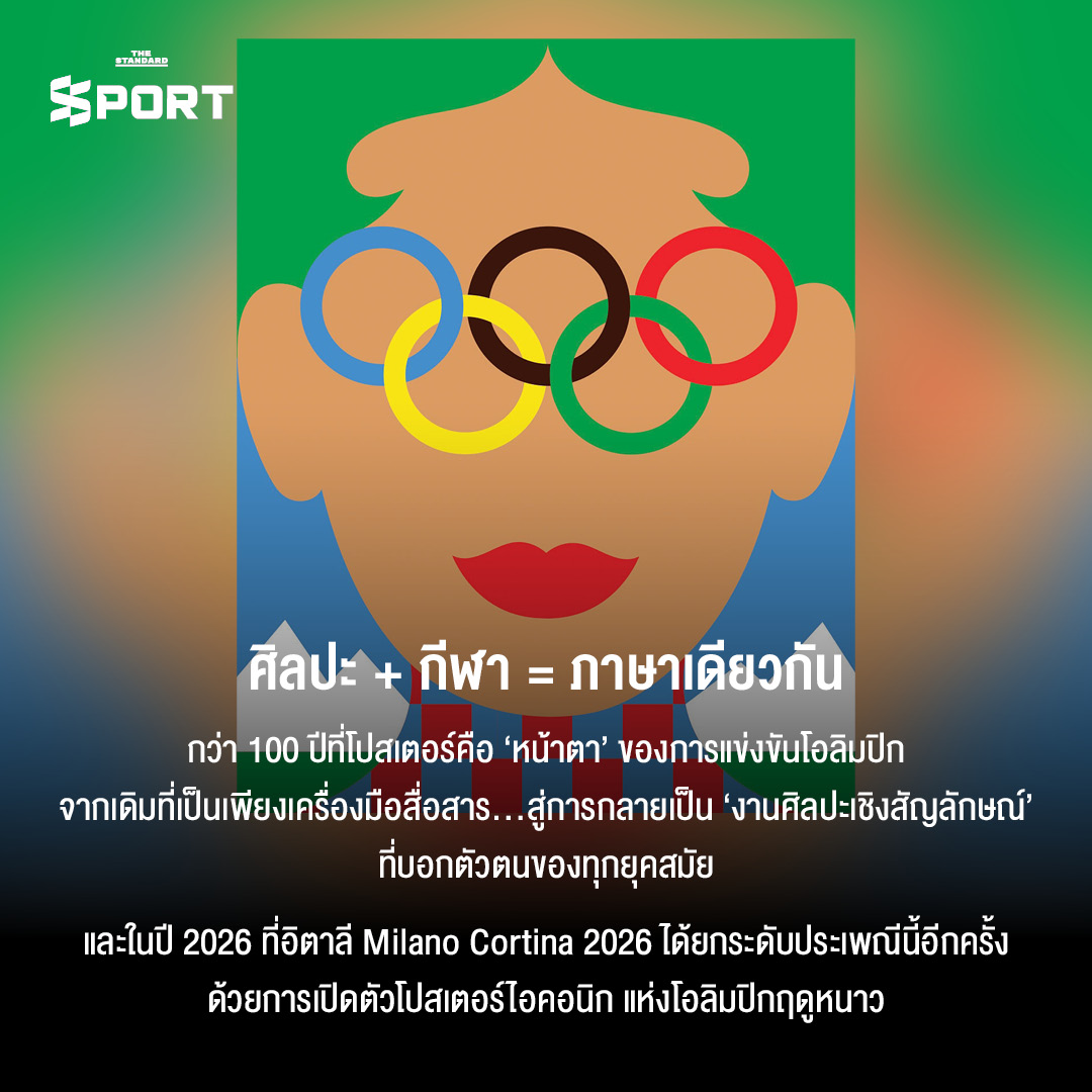 MILANO CORTINA 2026 โปสเตอร์โอลิมปิกฤดูหนาว ที่ พา ‘ศิลปะ’ มาพบ ‘กีฬา’ อย่างลงตัว 1