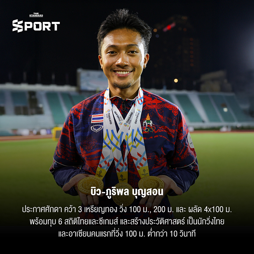 10 ผลงานน่าจดจำของทัพนักกีฬาไทย ใน ซีเกมส์ 2025 6