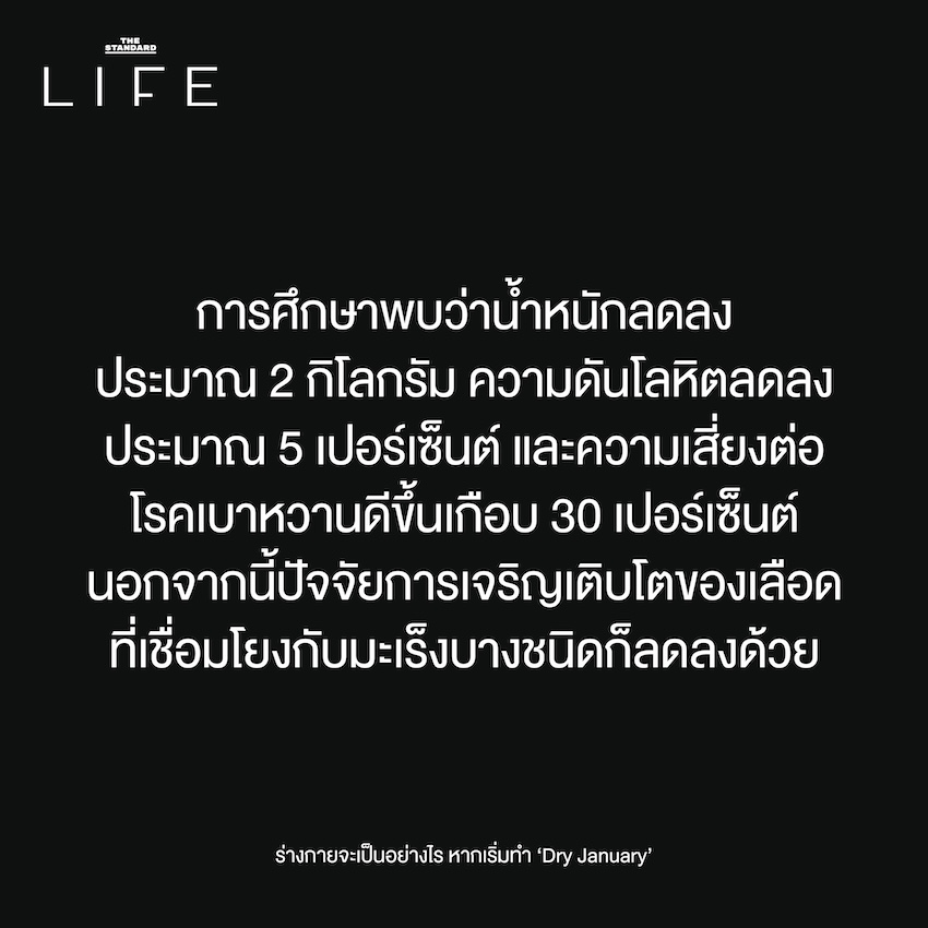 Dry January คืออะไร