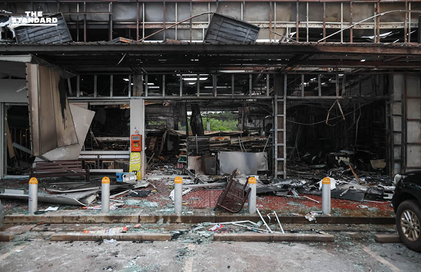 ความเสียหายหลังเหตุการณ์การปะทะแนวชายแดนไทย-กัมพูชา