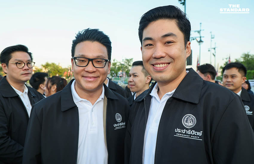 ‘อภิสิทธิ์’ นำทัพประชาธิปัตย์สักการะศาลหลักเมือง เอาฤกษ์เอาชัยก่อนรับสมัครเลือกตั้ง ‘สกลธี’ มั่นใจทวงคืนเก้าอี้เมืองหลวง 3