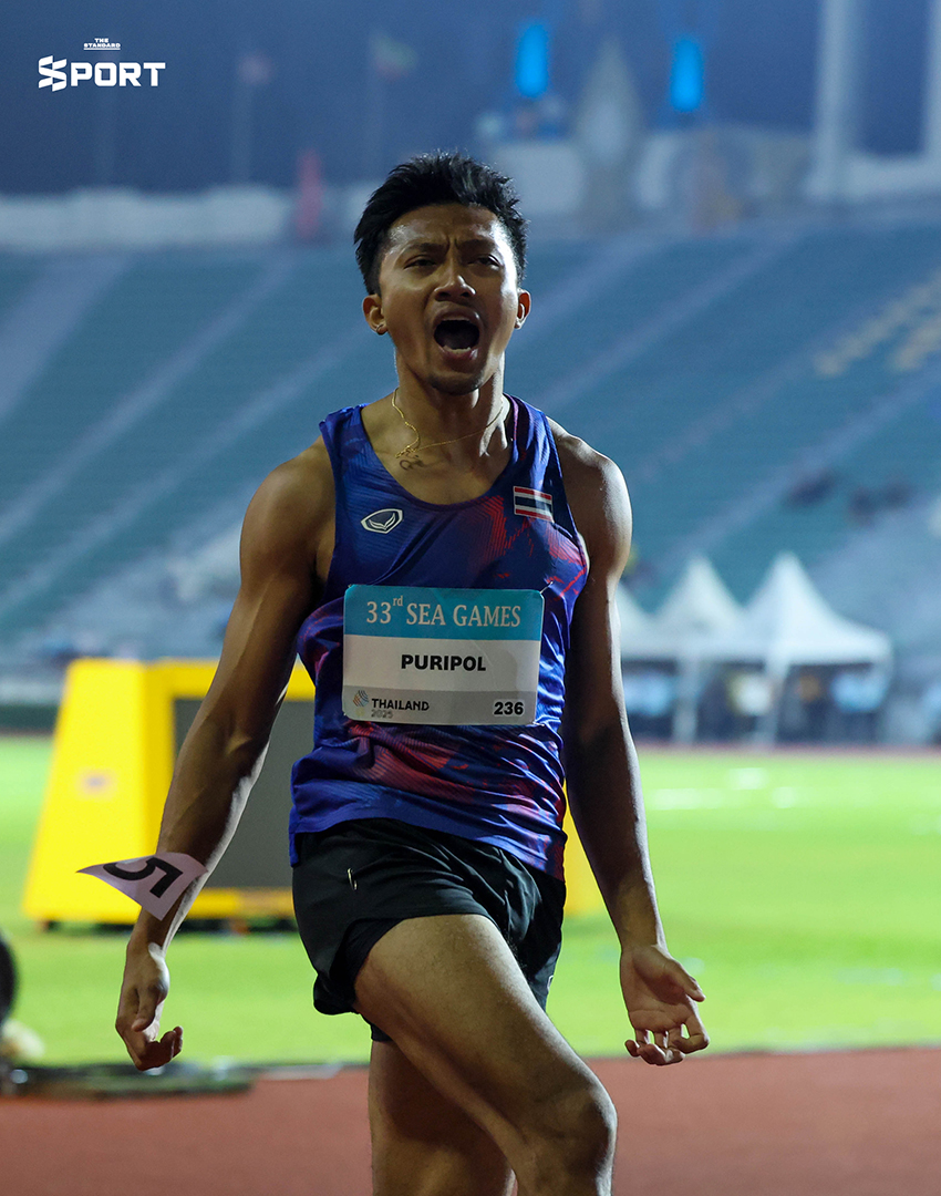 บิว-ภูริพล บุญสอน จารึกประวัติศาสตร์หน้าใหม่ นักกรีฑาไทยคนแรก วิ่งต่ำกว่า 10 วินาที 3