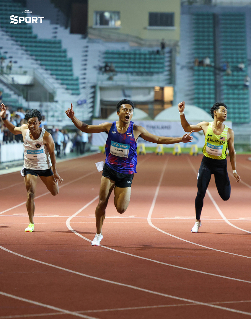 บิว-ภูริพล บุญสอน จารึกประวัติศาสตร์หน้าใหม่ นักกรีฑาไทยคนแรก วิ่งต่ำกว่า 10 วินาที 8
