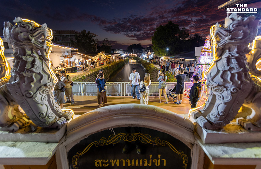เชียงใหม่คึกคัก นักท่องเที่ยวแน่นคลองแม่ข่า-ท่าแพ ส่งท้ายปีเก่าต้อนรับปีใหม่ 2569 5