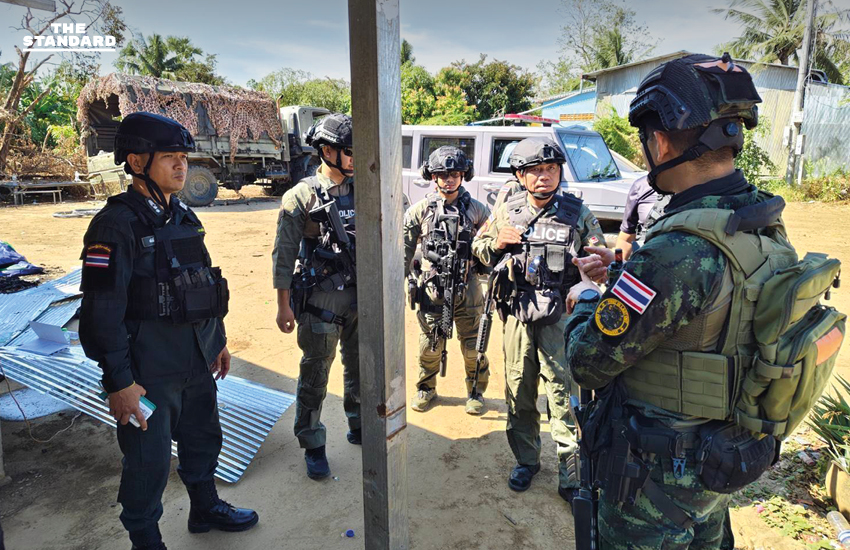 ตร. ปูพรมเคลียร์พื้นที่ส่วนหลัง ชายแดนไทย-กัมพูชา ระดม EOD เก็บกู้วัตถุระเบิดตกค้าง เตือนประชาชน ‘ห้ามแตะต้อง’ วัตถุต้องสงสัย 2