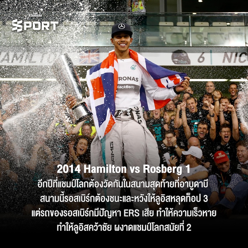 Final Showdown ย้อนรอย แชมป์โลก F1 ที่ต้องตัดสินกัน สนามสุดท้าย 5