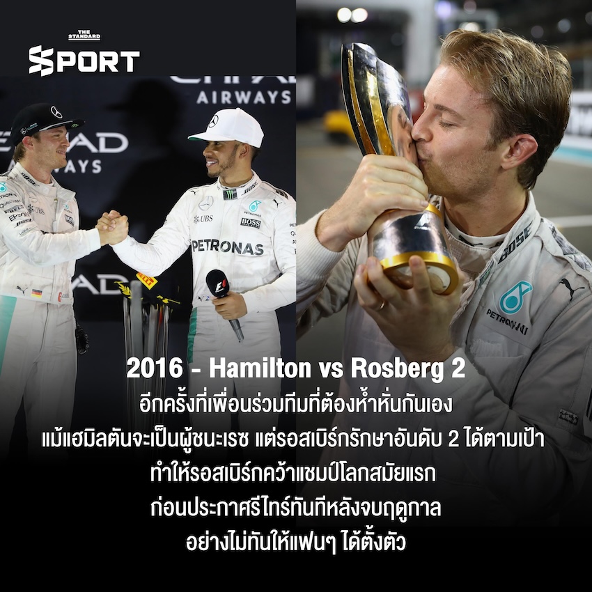 Final Showdown ย้อนรอย แชมป์โลก F1 ที่ต้องตัดสินกัน สนามสุดท้าย 6