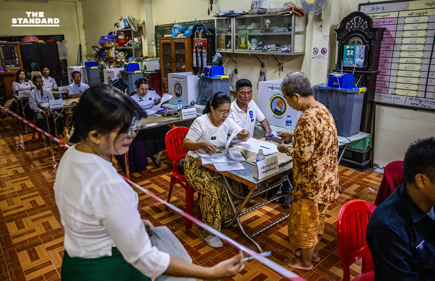 เลือกตั้งเมียนมาเฟสแรก เปิดคูหาแล้ว ท่ามกลางการจับตามองของประชาคมโลก 2