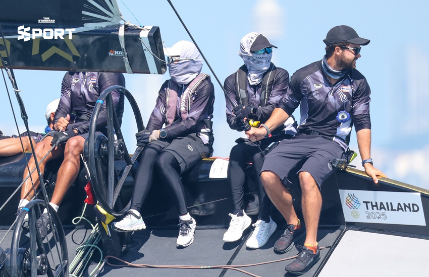 พระราชินีนำทัพเรือใบไทย รั้งจ่าฝูงวันแรก ซีเกมส์ 2025 2