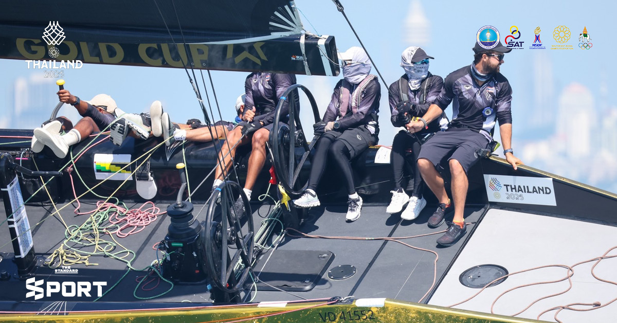 พระราชินีนำทัพเรือใบไทย รั้งจ่าฝูงวันแรก ซีเกมส์ 2025