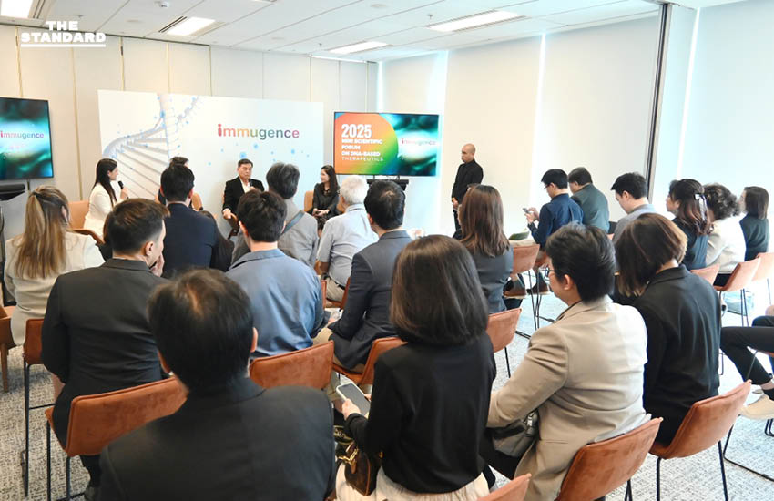 ‘อิมมูเจนซ์’ เปิดมุมมองใหม่วงการแพทย์ กับเวทีเสวนาดูแลสุขภาพ โรคด้วย DNA-based โดยนักวิจัยระดับโลก ครั้งแรกในไทย [PR NEWS] **Reasoning:** The rule states: add a space before proper nouns that follow a verb. Upon analyzing the headline: * `‘อิมมูเจนซ์’` is a proper noun, but it appears at the beginning of the sentence (after the opening quote), not following a verb. * `เปิด` is a verb. It is followed by `มุมมองใหม่วงการแพทย์`. `วงการแพทย์` (medical industry) is a common noun phrase, not a proper noun. * `ดูแล` is a verb. It is followed by `สุขภาพ` (health), which is a common noun, not a proper noun. * `DNA-based` is a technical term/descriptor. While often spaced for readability in Thai media, it is not strictly a proper noun in the traditional sense (like a name of a person, place, or organization). More importantly, it is preceded by `โรคด้วย` (`โรค` = disease, a noun; `ด้วย` = with/by means of, a preposition/particle), not a verb. * `ไทย` (Thailand) is a proper noun. However, it is preceded by `ใน` (in), which is a preposition, not a verb. Therefore, there are no instances in this specific headline where a proper noun immediately follows a verb, according to the strict interpretation of the given rule. No changes are needed. 1