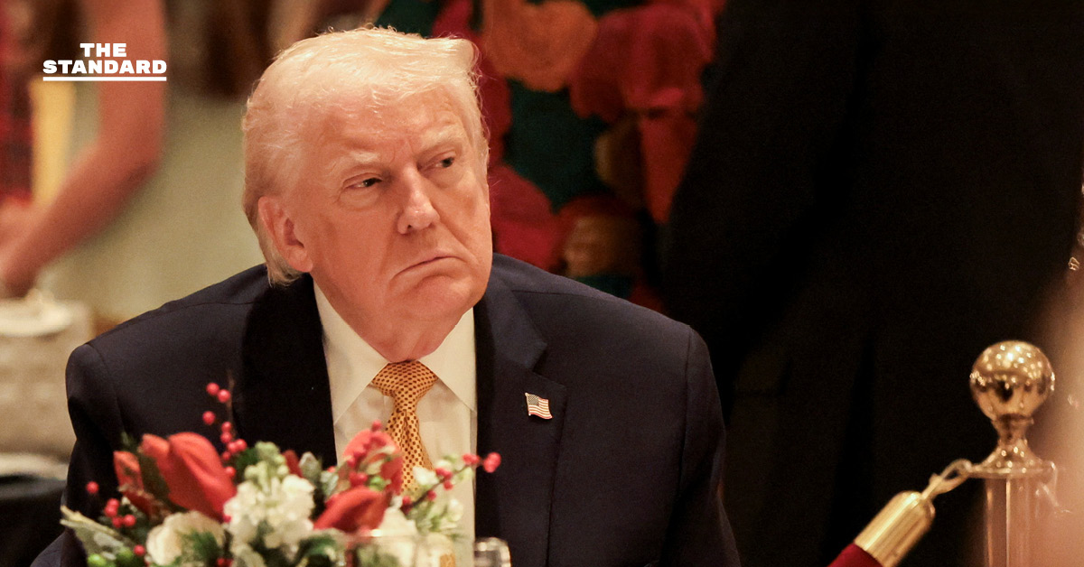 ‘รับสาย ซานตา แต่พูดเรื่องตนเอง’ ฝ่ายซ้ายวิจารณ์ ‘ทรัมป์’ กลางกิจกรรม NORAD Tracks Santa