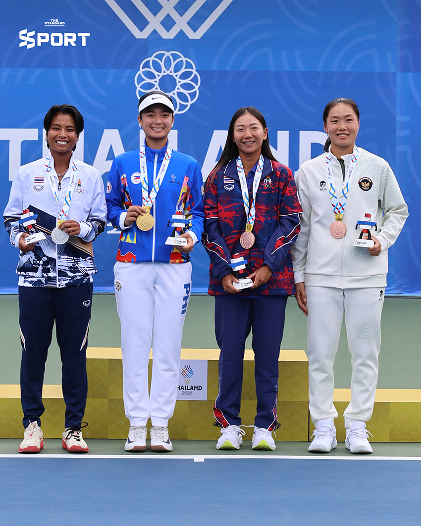 ไหม-มนัญชญา สว่างแก้ว สู้สุดใจ ก่อนพ่าย อเล็กซานดรา เอียลา มือวาง 1 คว้าเงินเทนนิสหญิงเดี่ยว ซีเกมส์ ครั้งที่ 33 13