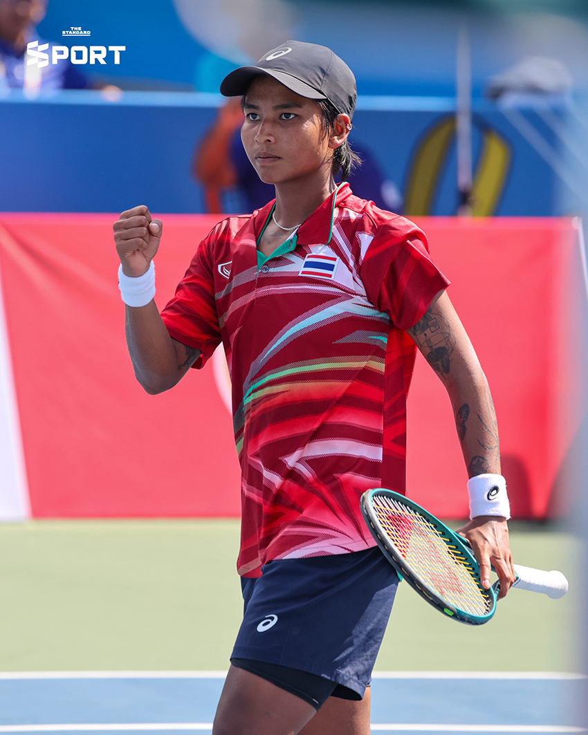 ไหม-มนัญชญา สว่างแก้ว สู้สุดใจ ก่อนพ่าย อเล็กซานดรา เอียลา มือวาง 1 คว้าเงินเทนนิสหญิงเดี่ยว ซีเกมส์ ครั้งที่ 33 6
