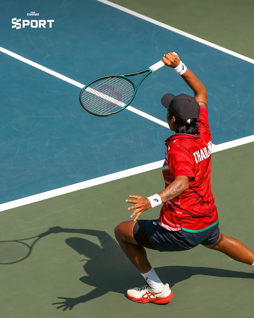 ไหม-มนัญชญา สว่างแก้ว สู้สุดใจ ก่อนพ่าย อเล็กซานดรา เอียลา มือวาง 1 คว้าเงินเทนนิสหญิงเดี่ยว ซีเกมส์ ครั้งที่ 33 7