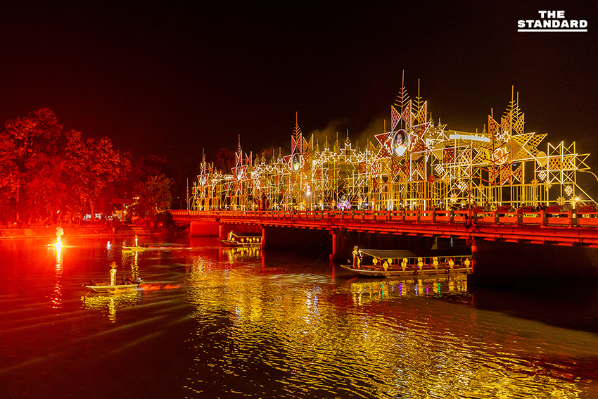 เชียงใหม่เนรมิต **สะพานนวรัฐ** เป็นแลนด์มาร์กรับปีใหม่ **2569** ชูอัตลักษณ์ดอกจั๋นแปดกลีบเฉลิมพระเกียรติ **สมเด็จพระพันปีหลวง** 1