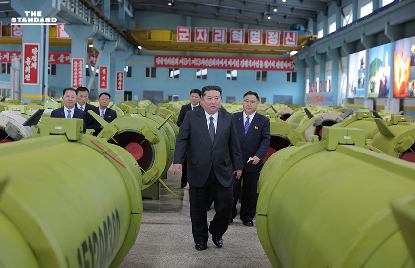 เกาหลีเหนือเปิดตัวเรือดำน้ำพลังนิวเคลียร์ลำแรก พร้อมส่งสัญญาณพัฒนาขีปนาวุธต่อเนื่องภายใต้แผน 5 ปี 3