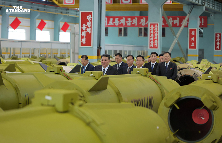 เกาหลีเหนือเปิดตัวเรือดำน้ำพลังนิวเคลียร์ลำแรก พร้อมส่งสัญญาณพัฒนาขีปนาวุธต่อเนื่องภายใต้แผน 5 ปี 4