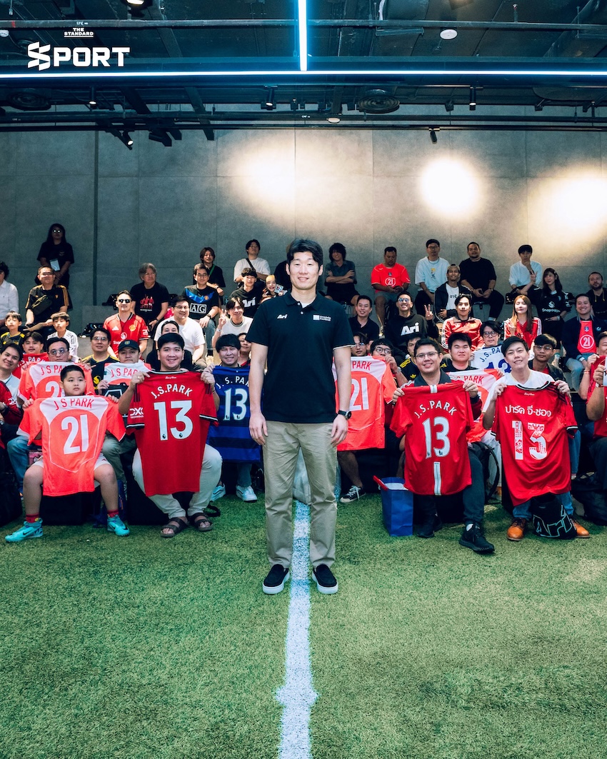Park Ji-Sung ตำนานแมนเชสเตอร์ ยูไนเต็ด ร่วมกิจกรรม Meet and Greet และ Football Clinic ที่ร้าน Ari Football 3