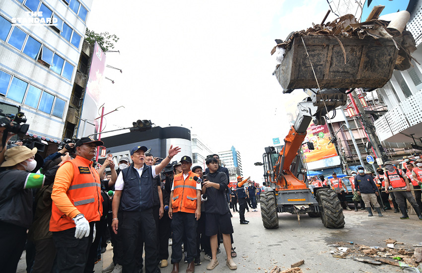 นายกฯ สำรวจความเสียหาย ตลาดกิมหยง สั่งเคลียร์ขยะแสนตัน พ้น เมืองหาดใหญ่ ยันพื้นที่รองรับเพียงพอ 1