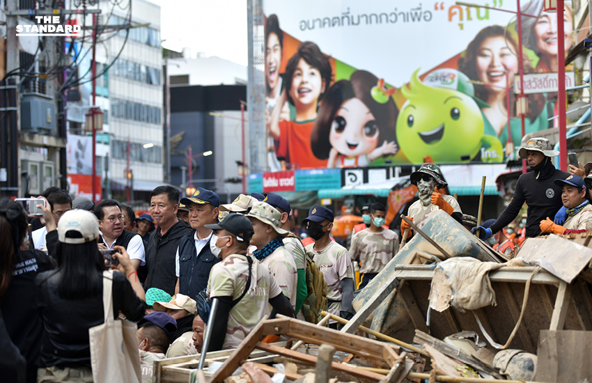นายกฯ สำรวจความเสียหาย ตลาดกิมหยง สั่งเคลียร์ขยะแสนตัน พ้น เมืองหาดใหญ่ ยันพื้นที่รองรับเพียงพอ 3