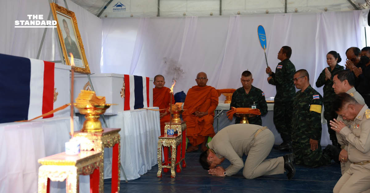 นายกฯ เป็นประธานในพิธีส่งร่าง 2 ทหารเนิน 350 กลับภูมิลำเนา