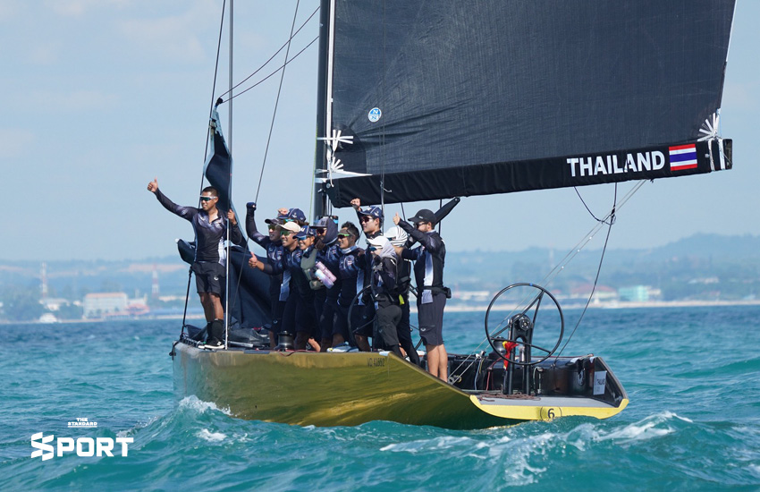 สมเด็จพระนางเจ้าฯ พระบรมราชินี นำทีมเรือใบไทย Keelboat SSL47 คว้าเหรียญทองซีเกมส์ 33 5