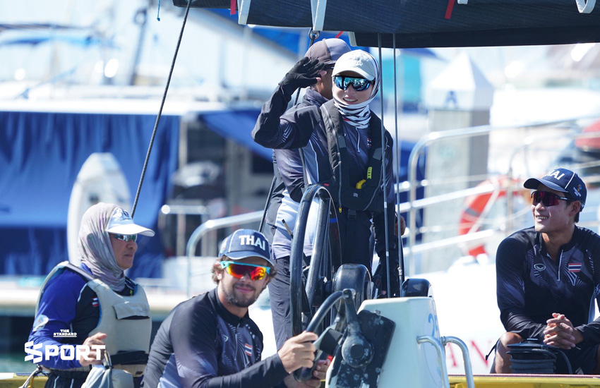 สมเด็จพระนางเจ้าฯ พระบรมราชินี นำทีมเรือใบไทย Keelboat SSL47 คว้าเหรียญทองซีเกมส์ 33 7