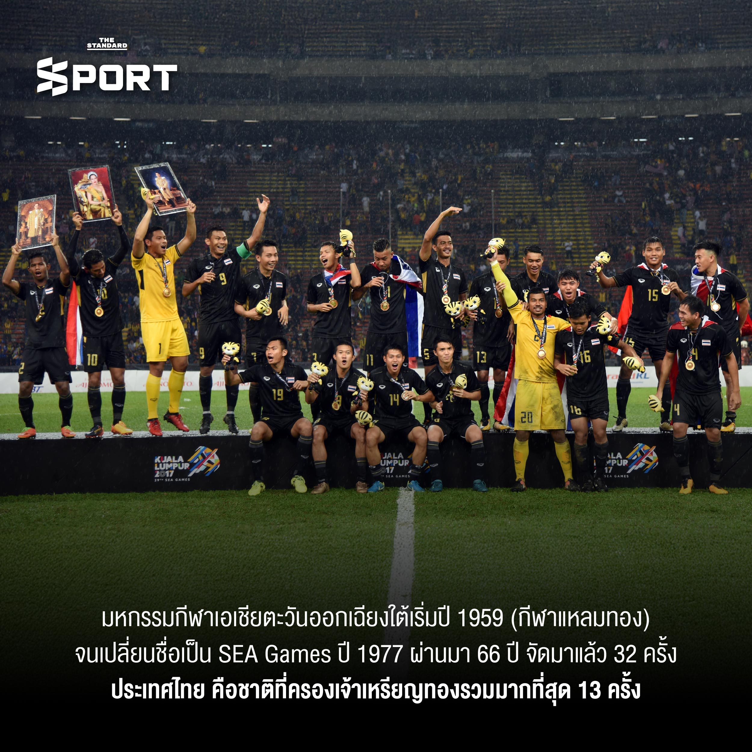 13 สมัยเจ้าเหรียญทองซีเกมส์ ย้อนรอยความภาคภูมิใจของทัพกีฬาไทย 1