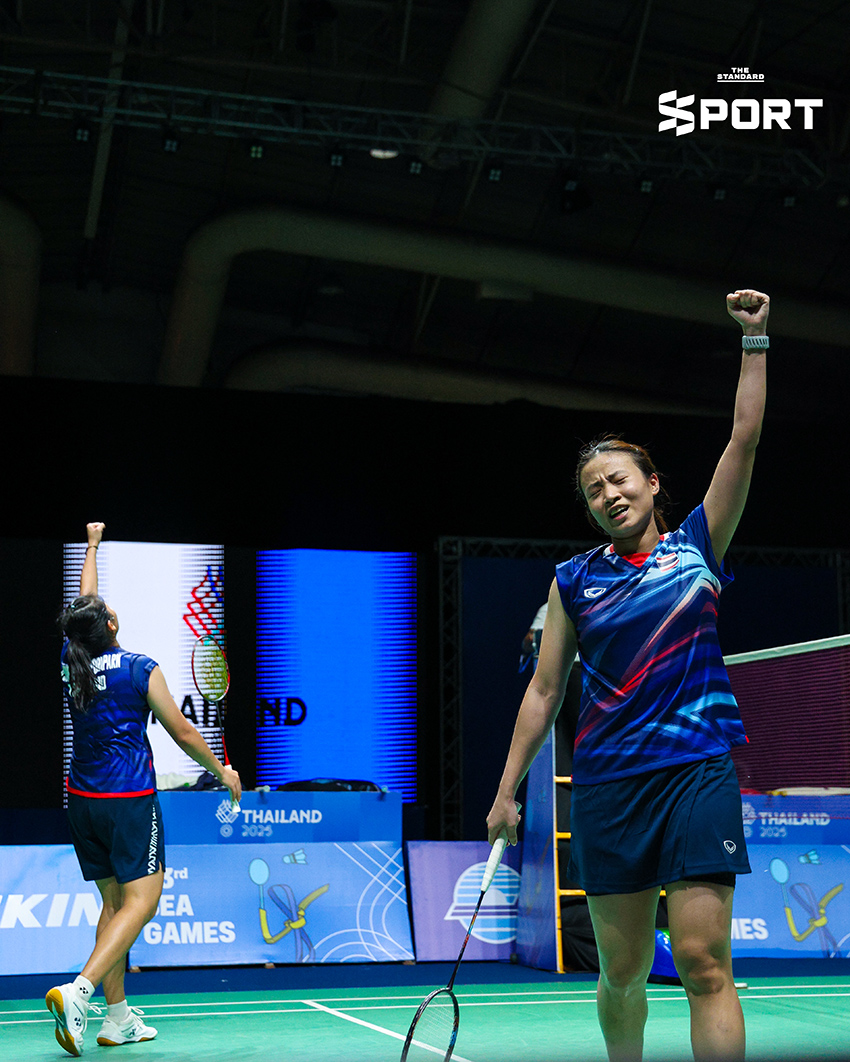 ทีมแบดมินตันหญิงไทย รวมใจสู้จนคว้าเหรียญทอง ซีเกมส์ 2025 14