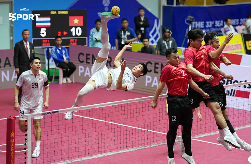 ตะกร้อไทยประเภท 4 คนชาย พ่าย เวียดนาม 1-2 เซต ตกรอบรองชนะเลิศคว้าเหรียญทองแดงซีเกมส์ 2025 1