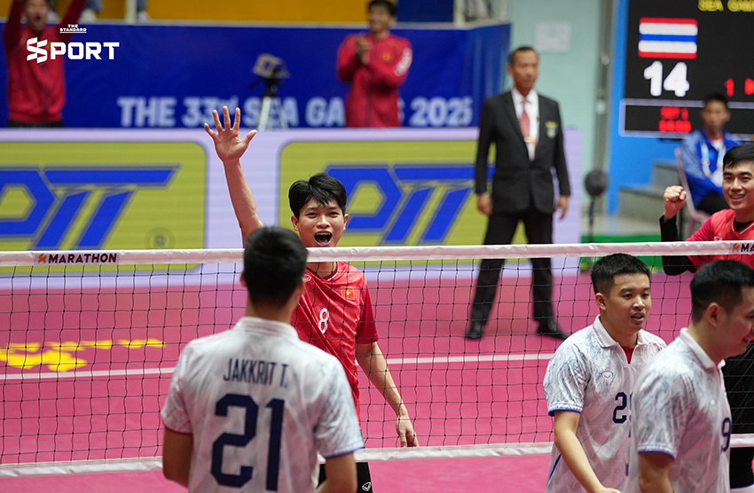 ตะกร้อไทยประเภท 4 คนชาย พ่าย เวียดนาม 1-2 เซต ตกรอบรองชนะเลิศคว้าเหรียญทองแดงซีเกมส์ 2025 4