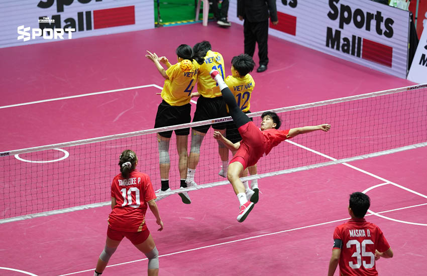 ทีมตะกร้อ 4 คนหญิงไทย คว้าเหรียญทองซีเกมส์สมัยที่ 3 ติดต่อกัน 1