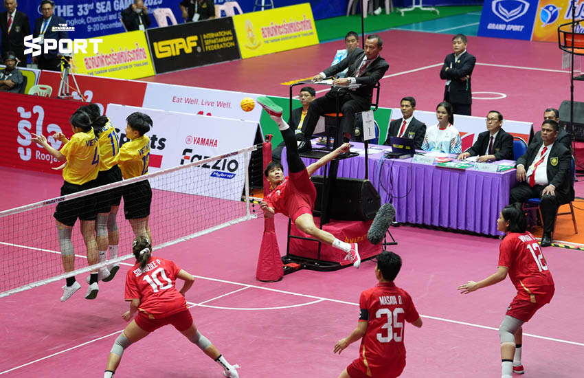 ทีมตะกร้อ 4 คนหญิงไทย คว้าเหรียญทองซีเกมส์สมัยที่ 3 ติดต่อกัน 2