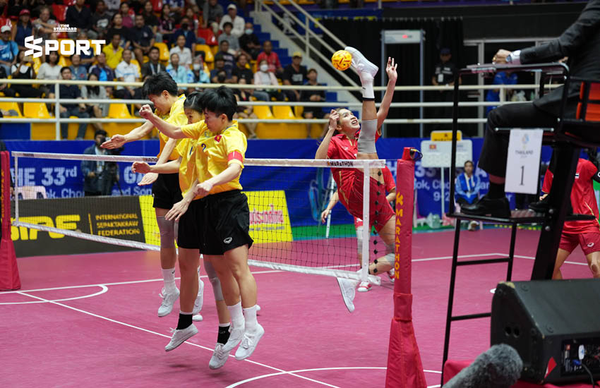 ทีมตะกร้อ 4 คนหญิงไทย คว้าเหรียญทองซีเกมส์สมัยที่ 3 ติดต่อกัน 3