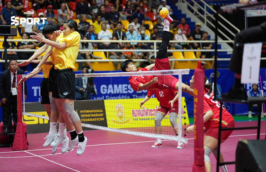 ทีมตะกร้อ 4 คนหญิงไทย คว้าเหรียญทองซีเกมส์สมัยที่ 3 ติดต่อกัน 6