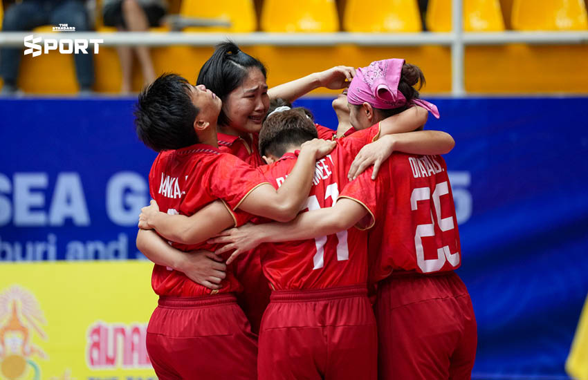 ทีมตะกร้อ 4 คนหญิงไทย คว้าเหรียญทองซีเกมส์สมัยที่ 3 ติดต่อกัน 7