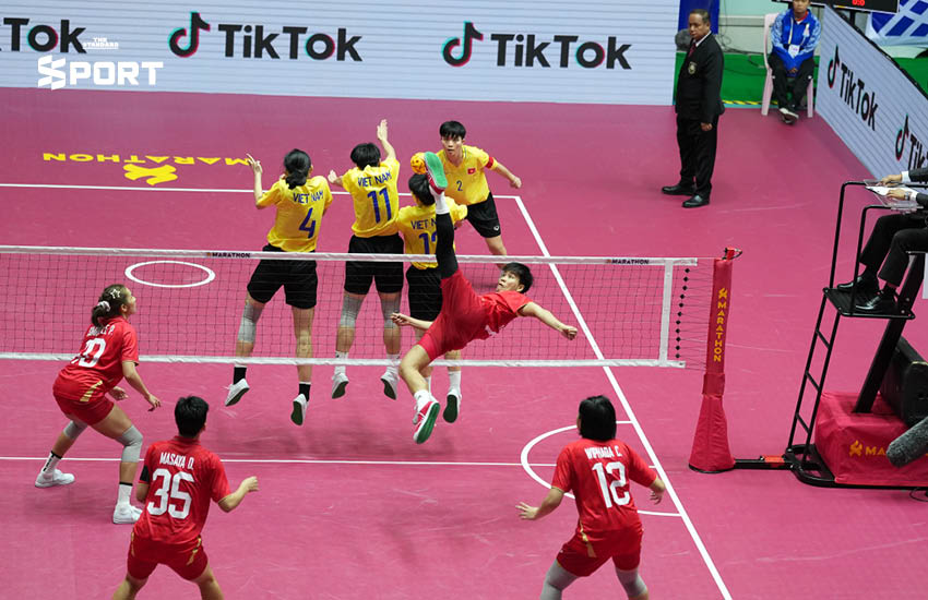 ทีมตะกร้อ 4 คนหญิงไทย คว้าเหรียญทองซีเกมส์สมัยที่ 3 ติดต่อกัน 9