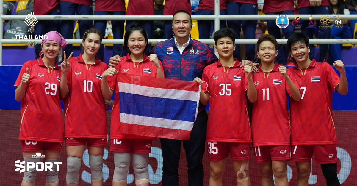 ทีมตะกร้อ 4 คนหญิงไทย คว้าเหรียญทองซีเกมส์สมัยที่ 3 ติดต่อกัน