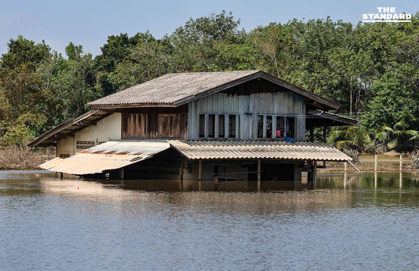 สำรวจ อ.เทพา จ.สงขลา น้ำท่วมก่อน แต่ลดทีหลัง 11