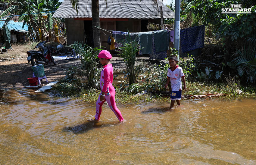 สำรวจ อ.เทพา จ.สงขลา น้ำท่วมก่อน แต่ลดทีหลัง 9