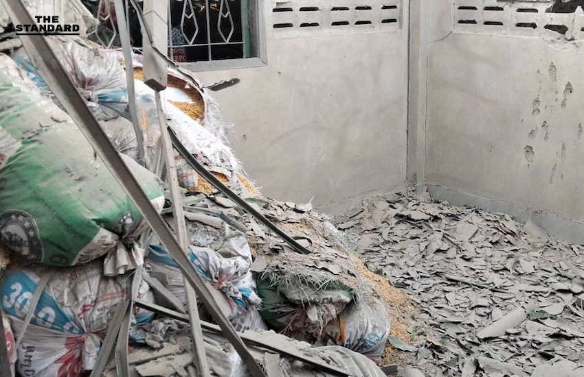 กองทัพบกประณามกัมพูชาใช้อาวุธข้ามแดน บ้านเรือนประชาชนเสียหาย 2 หลัง 1