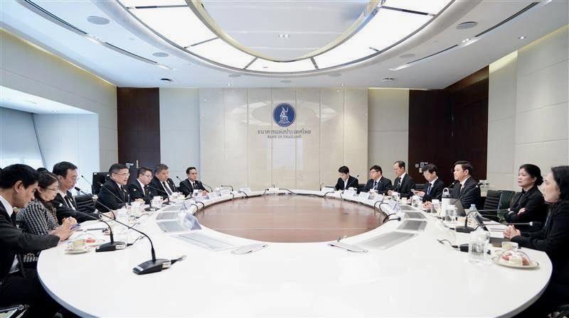 ภาพ : บรรยากาศการการประชุมหารือเพื่อยกระดับความร่วมมือในการปฎิบัติงานร่วมกันระหว่างสำนักงาน ปปง. และธนาคารแห่งประเทศไทย