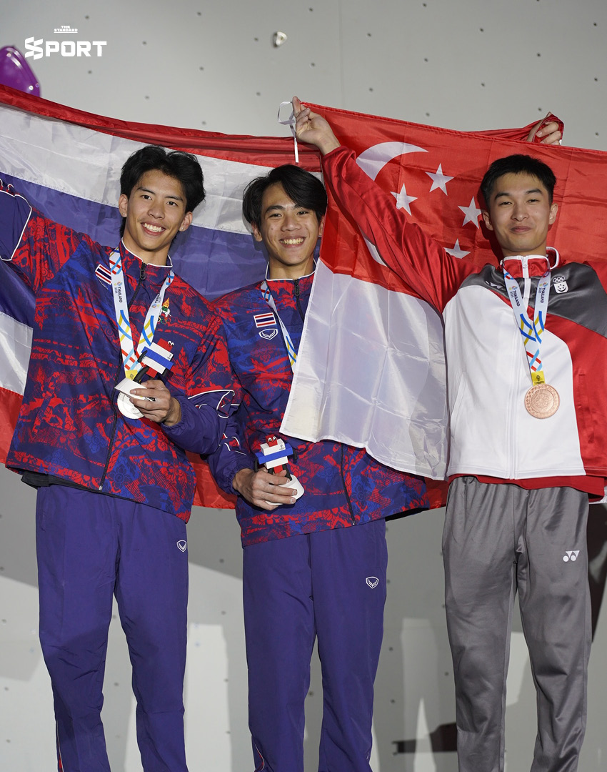 ณัชชา-อัศวิน คว้าทองส่งท้ายปีนหน้าผาโบลเดอร์ริ่ง ซีเกมส์ 33 พร้อมตั้งเป้าควอลิฟายเอเชียนเกมส์ 2026 ต่อไป 4