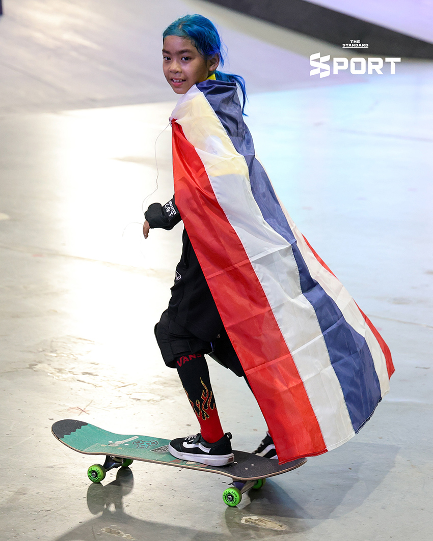 ‘น้องมินิ’ สาวน้อยวัย 10 ปี สร้างปรากฏการณ์ คว้าเหรียญทองสเก็ตบอร์ดซีเกมส์ 2025 10