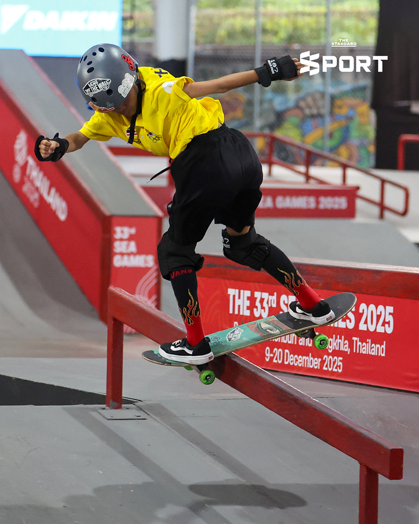 ‘น้องมินิ’ สาวน้อยวัย 10 ปี สร้างปรากฏการณ์ คว้าเหรียญทองสเก็ตบอร์ดซีเกมส์ 2025 6