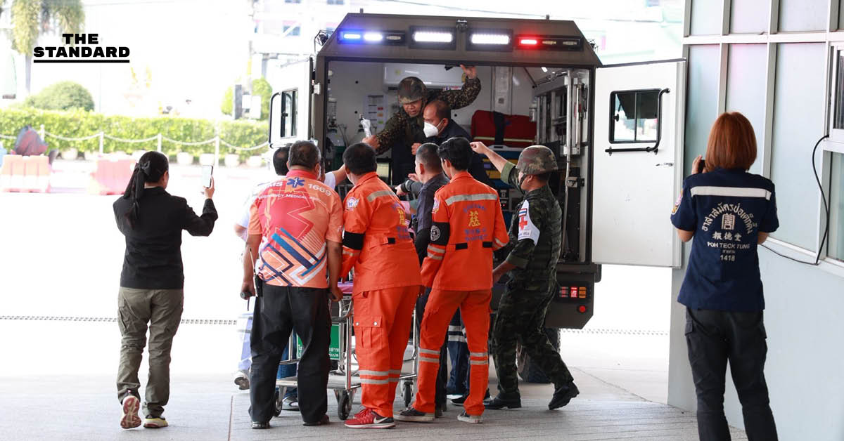 รมช.กลาโหม เยี่ยมทหารบาดเจ็บชายแดนสุรินทร์ ชื่นชมใจสู้ ย้ำรัฐบาลดูแลเต็มที่ ไม่ทอดทิ้งวีรบุรุษ