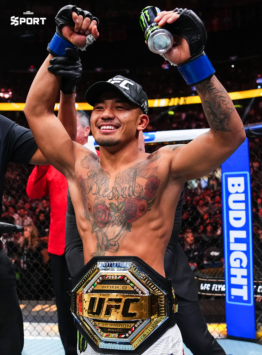 โจชัว แวน นักสู้ MMA ชาวเมียนมา สร้างประวัติศาสตร์ คว้าแชมป์ UFC รุ่นฟลายเวต 2