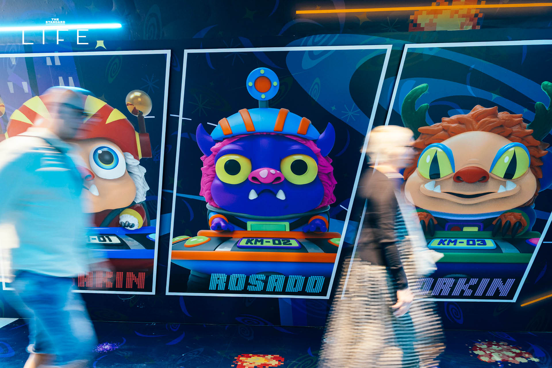 บรรยากาศนิทรรศการศิลปะ MRKREME THE FLUFFY GALAXY และเหล่าคาแรกเตอร์ปุกปุย